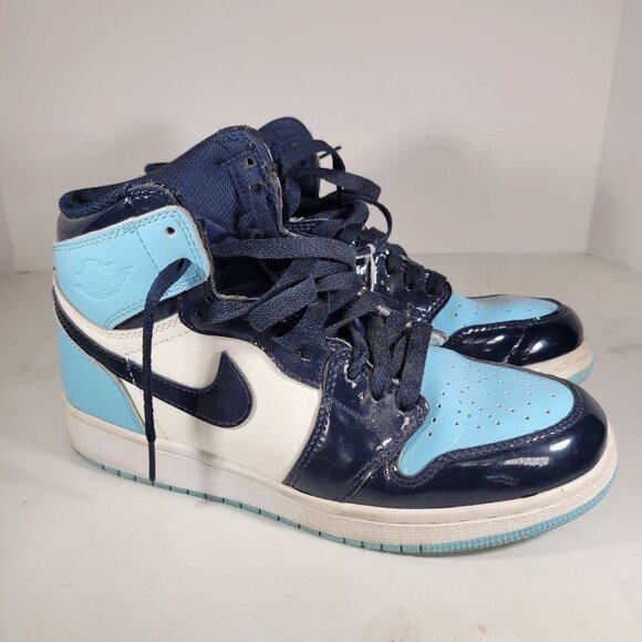 Nike WMNS Air Jordan 1 Retro High OG UNC Blue Chill White CD0461-401 Women's 7.5 - Picture 6 of 13